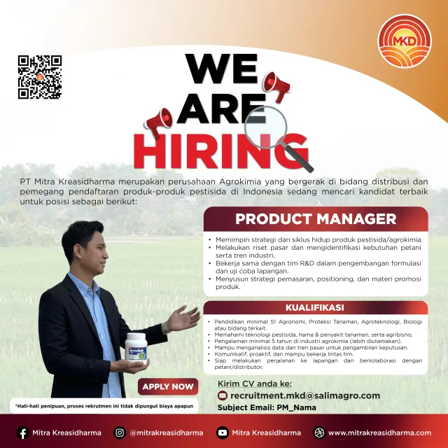 PT MITRA KREASIDHARMA MEMBUKA LOWONGAN PRODUCT MANAGER!