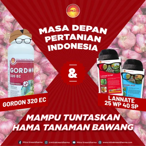 EFEKTIVITAS GORDON 320 EC, LANNATE 25 WP DAN 40 SP DALAM MEMUSNAHKAN HAMA TANAMAN BAWANG