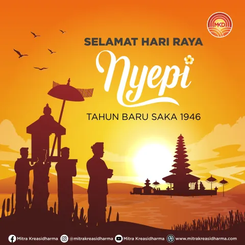 HAPPY NYEPI NEW YEAR SAKA 1946