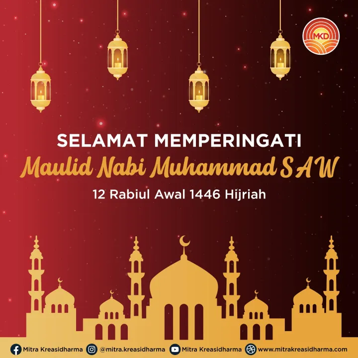 HAPPY COMMEMORATING THE BIRTH OF THE PROPHET MUHAMMAD SAW 1446 H