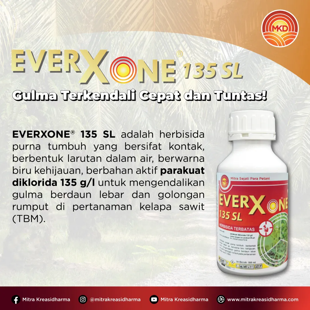 EVERXONE® 135 SL: WEEDS ARE CONTROLLED QUICKLY AND COMPLETELY!