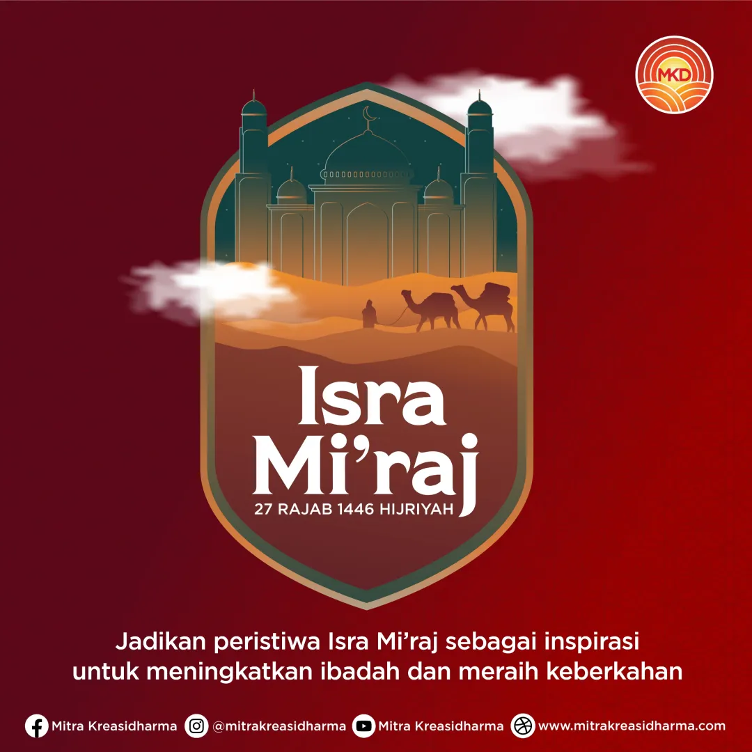 SELAMAT MEMPERINGATI ISRA MI'RAJ 27 RAJAB 1446 H