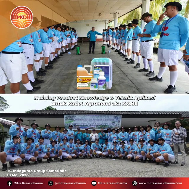 PT Mitra Kreasidharma Dukung Peningkatan Kompetensi Kadet Agronomi Indogunta Group