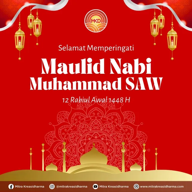 Selamat Memperingati Maulid Nabi Muhammad SAW 1448 H